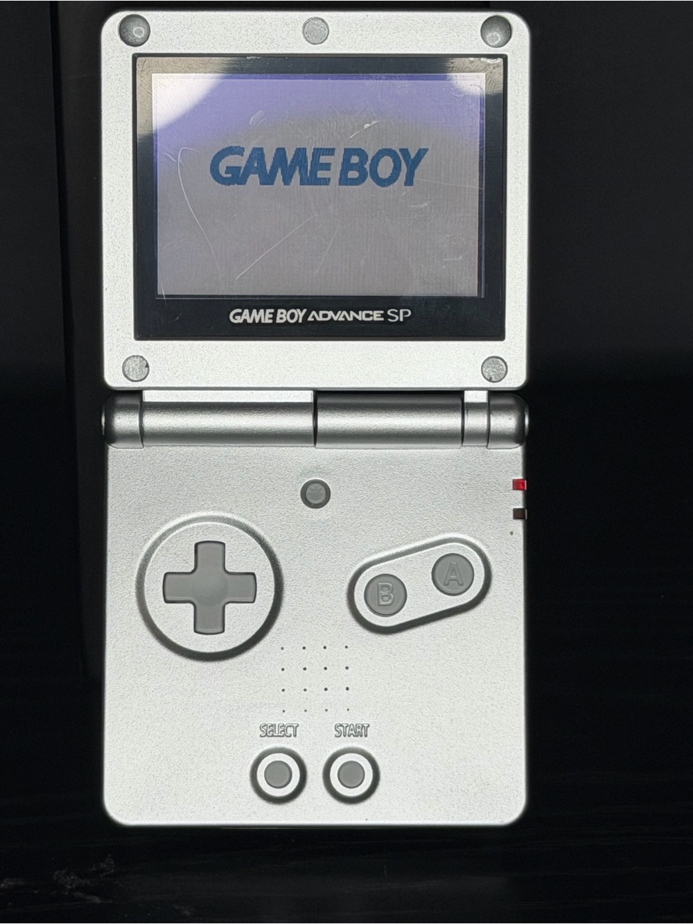 Nintendo Game Boy Advance SP Silver Portable Handheld